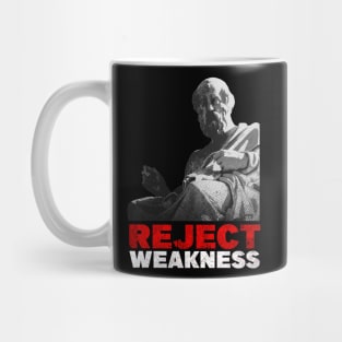 Plato - Reject Weakness Mug